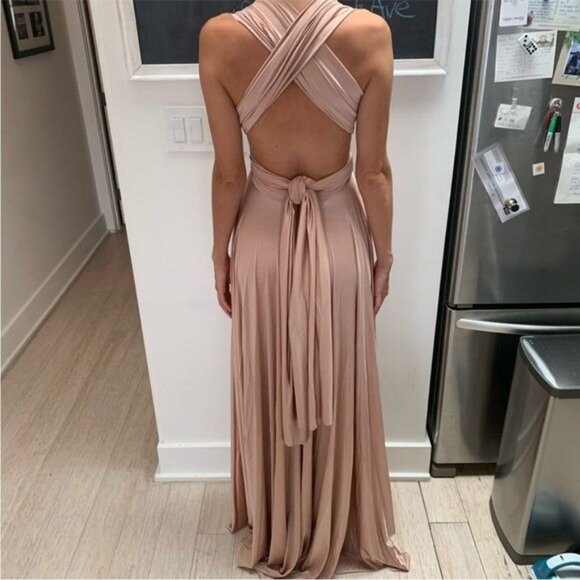 Twobirds NY Classic Ballgown Rosewood color one Size - Picture 13 of 14